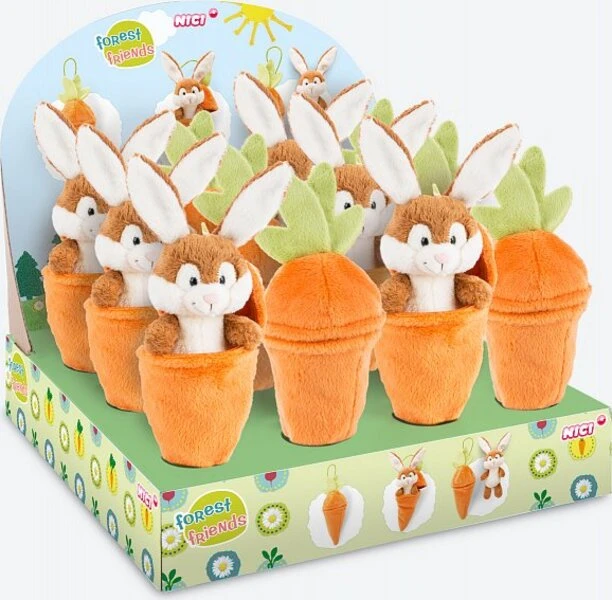 NICI Plüsch Hase In Karotte 15 Cm - Image 2