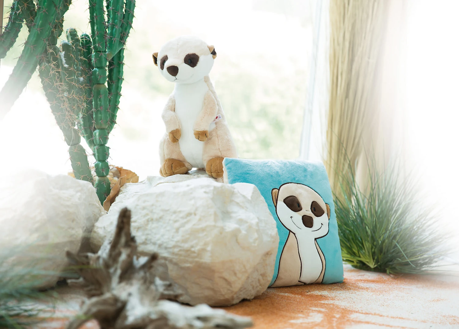 Nici Kuscheltier Erdmännchen 20cm Sitzend, Plüsch (48080) - Image 2