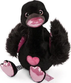 Nici Love Schwan GREEN, Schwarz, 35 Cm (48269)