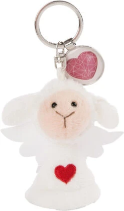 Nici SchlĂŒsselanhĂ€nger Schutzengel Mit Herz Und AnhĂ€nger 'Herz' 7 Cm (47522)