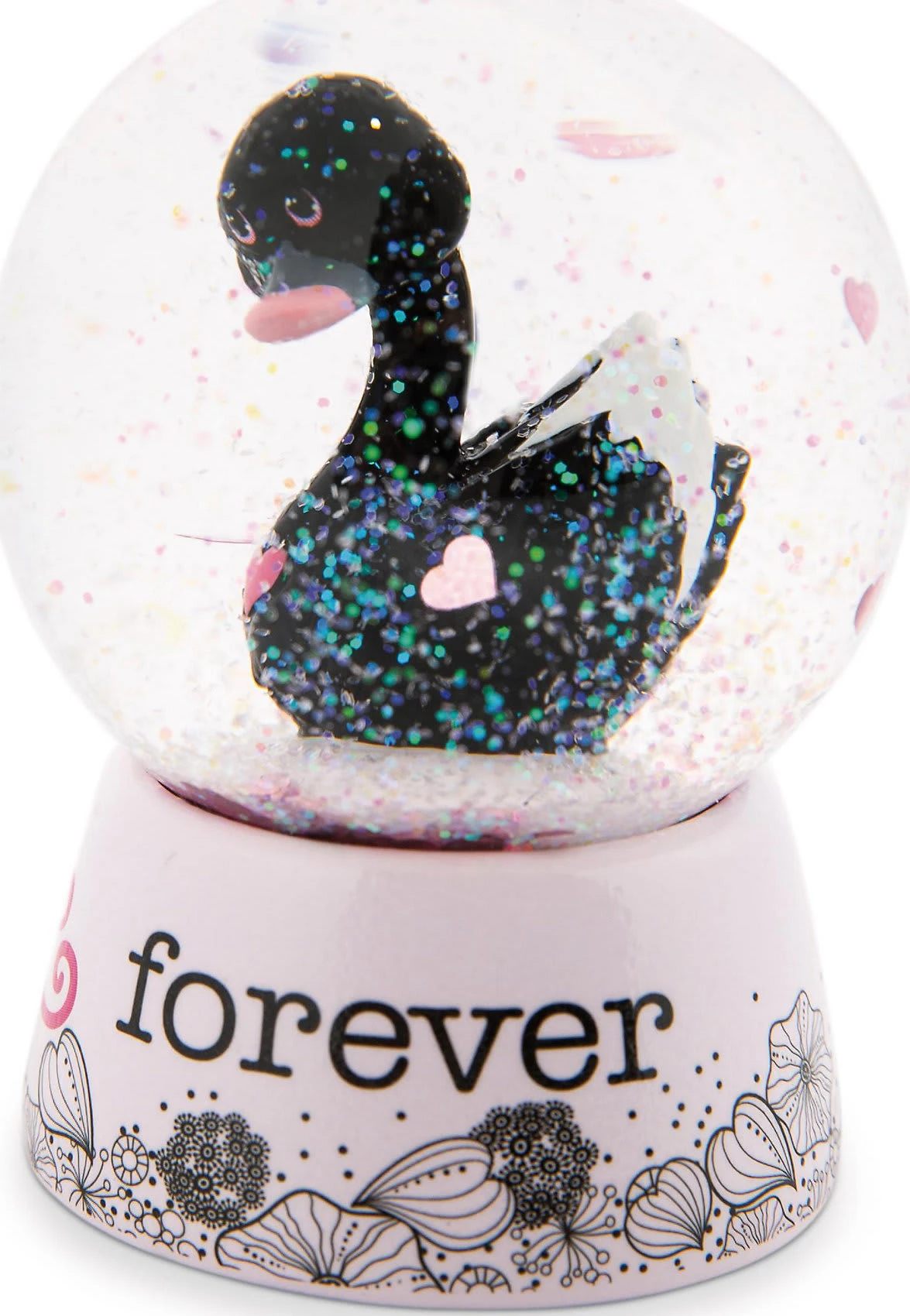 Nici Schüttelkugel Schwan, Schwarz, 6,5 Cm (48283) - Image 3