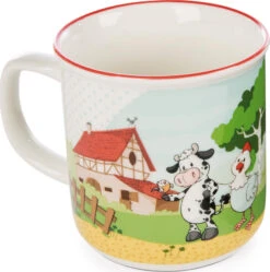 Nici Tasse Farm Friends Aus Porzellan, 240 Ml (47807)